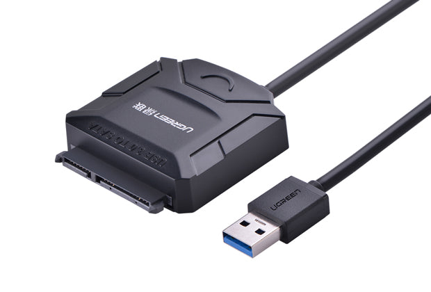 Usb 3.0 To Sata Converter Cable With 12V 2A Power Adapter (20231)