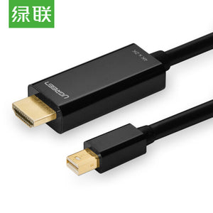 Mini Dp Male To Hdmi Cable Black Support 4K 1.5M (20848)