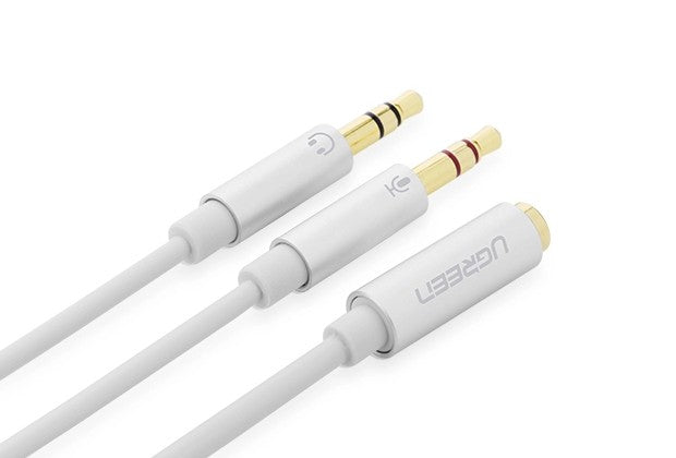 3.5Mm Female To 2Mm Male Audio Cable - White (20897)