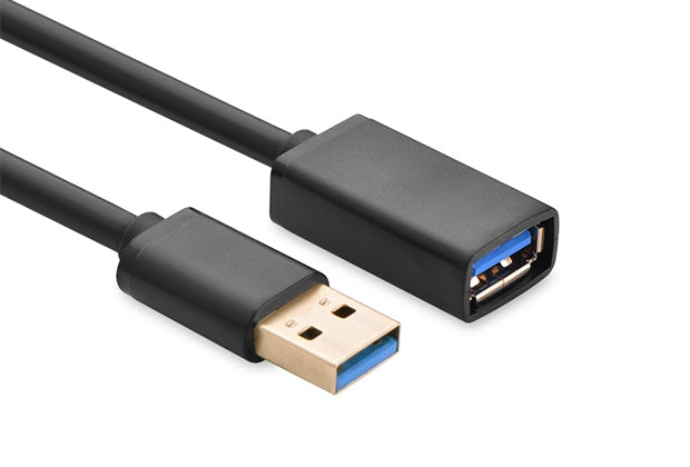 Usb 3.0 Extension Male Cable 0.5M Black (30125)