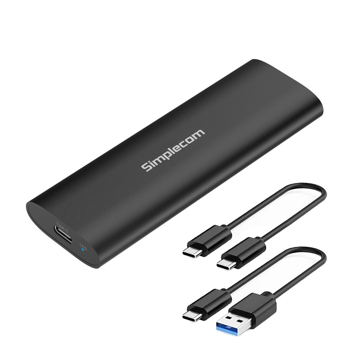 Simplecom Se516 Nvme / Sata Dual Protocol M.2 Ssd Tool-Free Usb-C Enclosure 3.2 Gen 10Gbps