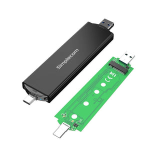 Simplecom Se522 Nvme / Sata M.2 Ssd To Usb 3.2 Gen Dual Connector Enclosure