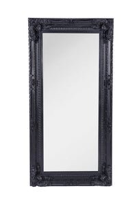 Lux French Provincial Ornate Mirror - Black