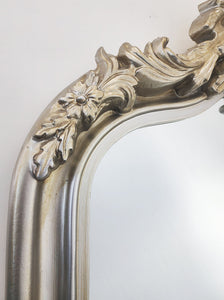 Lux Arch French Provincial Ornate Mirror - Antique Champagne