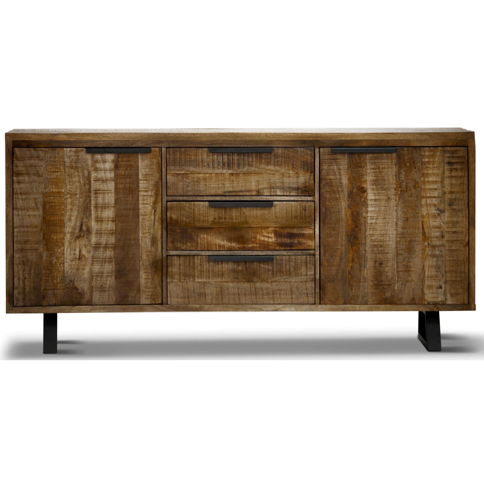 Begonia Buffet Sideboard Table 170Cm 2 Door 3 Drawer Mango Wood Unique Furniture