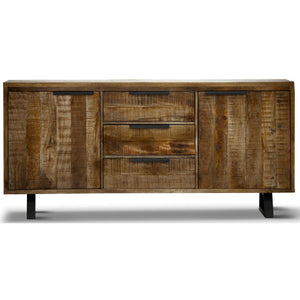 Begonia Buffet Sideboard Table 170Cm 2 Door 3 Drawer Mango Wood Unique Furniture