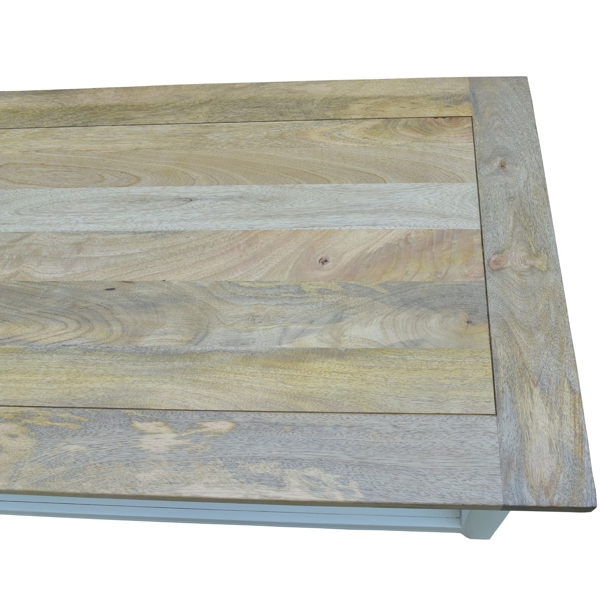 Lavasa Coffee Table 130Cm 4 Drawers Solid Mango Wood Modern Farmhouse Furniture