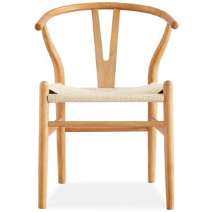 Anemone Set Of 4 Wishbone Dining Chair Beech Timber Replica Hans Wenger Natural