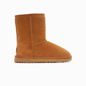 Ugg Boots Genuine Australian Sheepskin Unisex Short Classic Suede (Chestnut, Eu42)