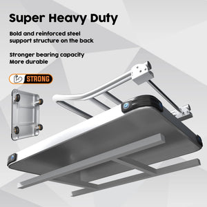 1000Kg Capacity Heavy Duty Foldable Platform Truck Flatbed Push Cart Steel Dolly Trolley Brake