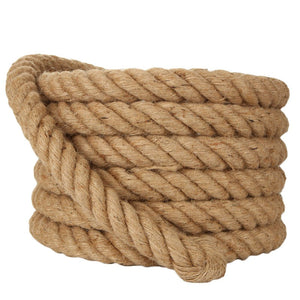 Veile Studios 5M Sisal 40Mm Rope Natural Twine Cord Thick Jute Hemp Manila Crafting Home Decor