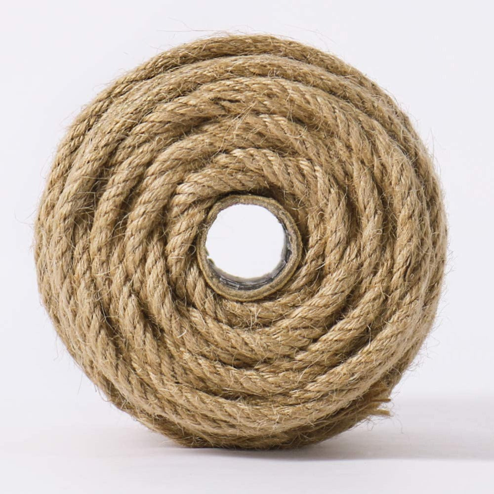 100M Sisal 5Mm Rope Natural Twine Cord Thick Jute Hemp Manila Crafting Home Decor