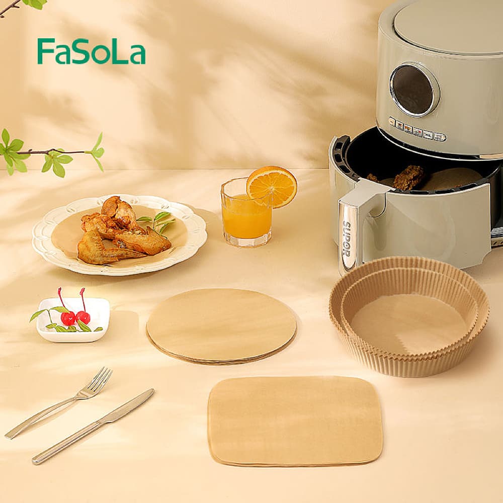 Fasola Air Fryer Paper Bowl Shape 19.5Cm 30Pcs