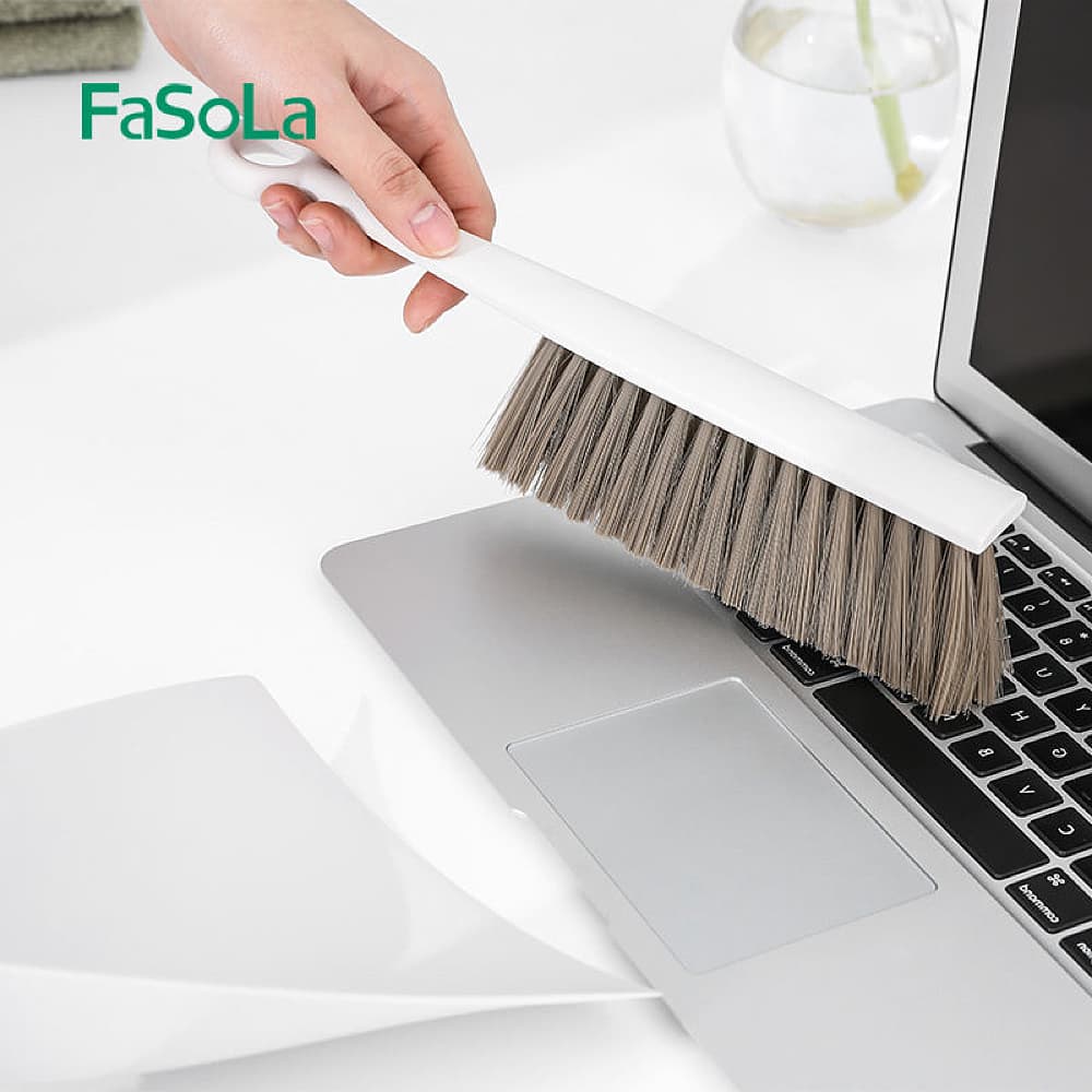 Fasola Mini Desktop Broom Set White 29.5*16*9.5Cm