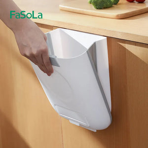 Fasola Collapsible Trash Can White 24*14.5*27Cm