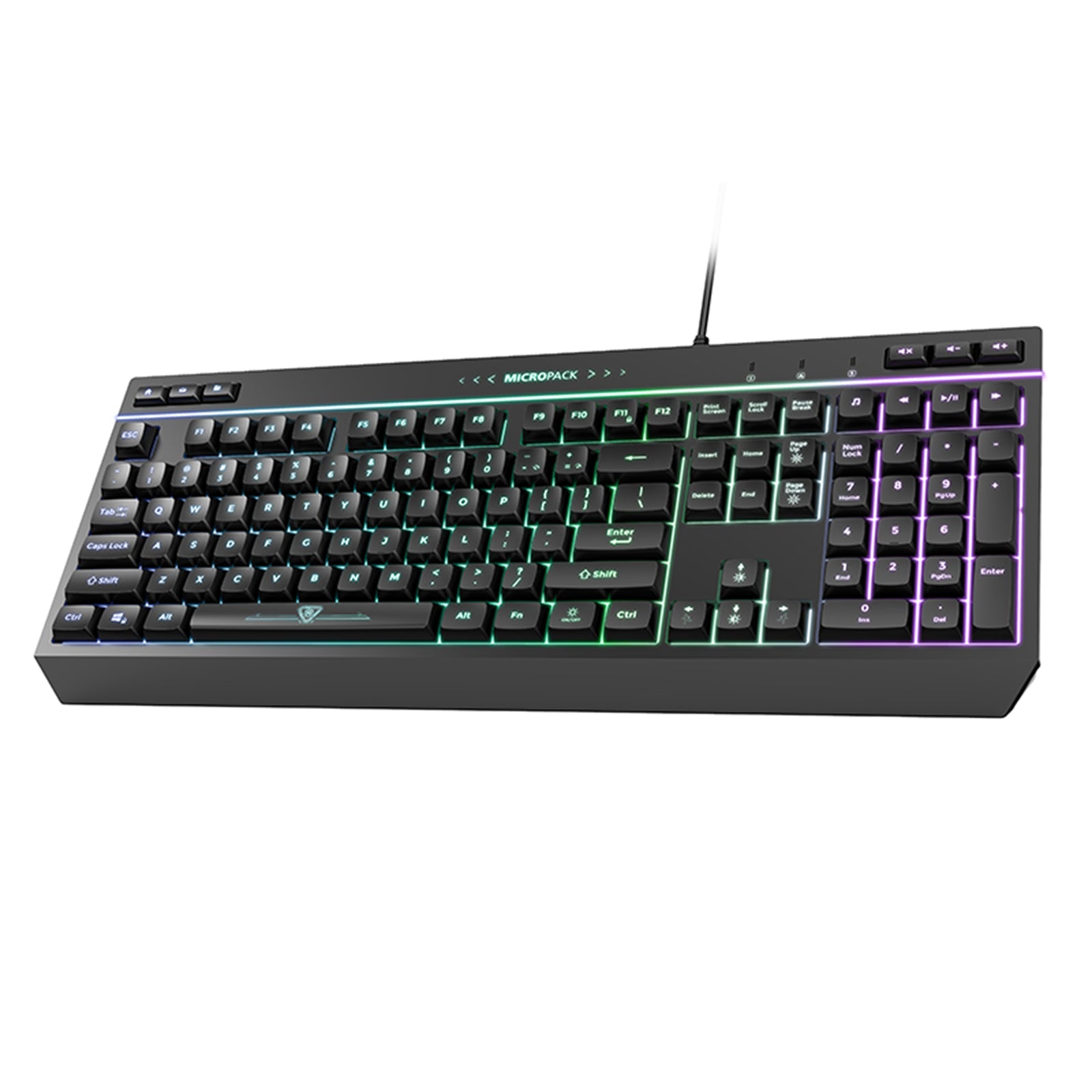 Rgb Gaming Keyboard 8 Mode Light Effect 19 Game Anti Ghosting Keys 6 Function Au