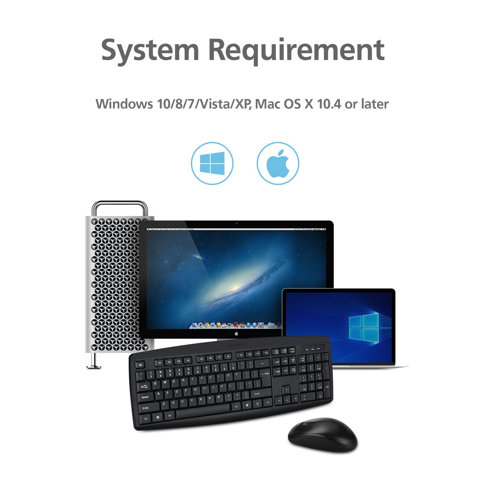 Mouse Keyboard Desktop Computer Pc Laptop Wired Combination Interface Black