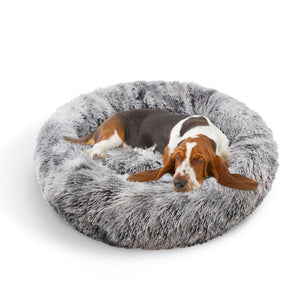 Pawfriends Pet Bed Dog Cat Calming Sleeping Comfy Cave Washable Mat Extra Large 100Cm