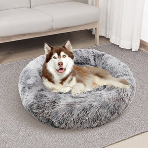 Pawfriends Pet Bed Dog Cat Calming Sleeping Comfy Cave Washable Mat Extra Large 100Cm