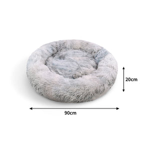 Pawfriends Pet Bed Dog Cat Large Beds Calming Warm Soft Cushion Mattress Plush Comfy 90Cm