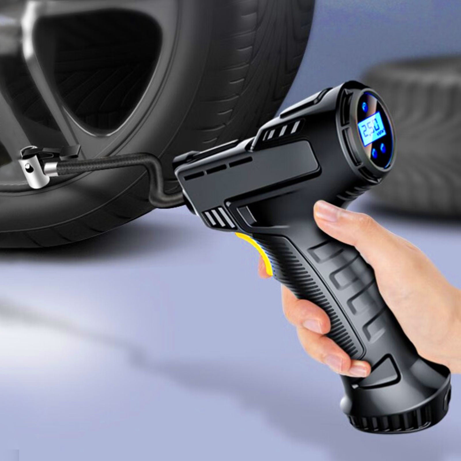 Autoxpert Wireless Charging Vehicle-Mounted Hand-Held Electric Portable Tire Pump