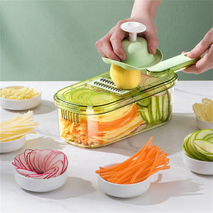 Cookingstuff Multi-Functional Household Fruit Cutter Chopper Vegetable Peeler Green