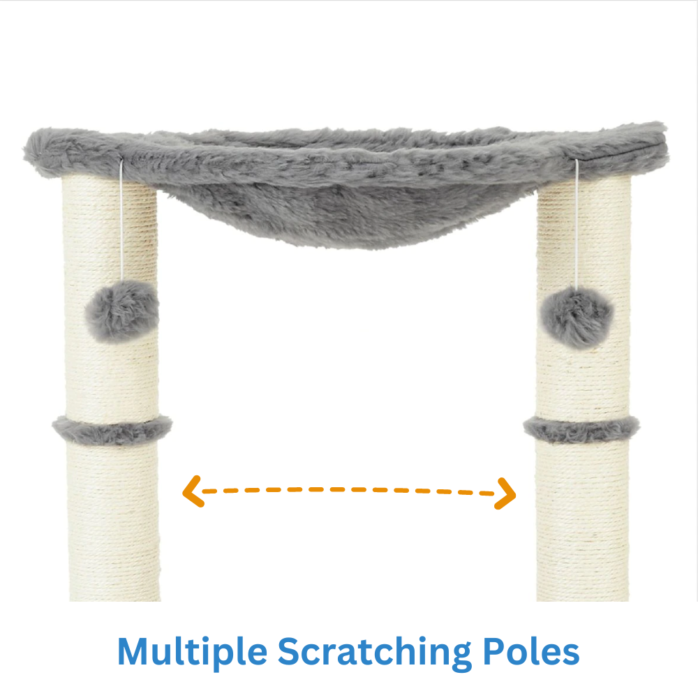 Petwiz 52Cm Faux Fur Cat Tree