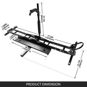 Spartan Motorcycle Motorbike Carrier Rack Towbar Arm Dirt Bike Ramp Brake Lights