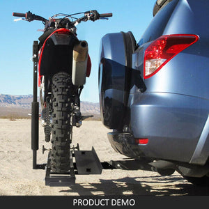 Spartan Motorcycle Motorbike Carrier Rack Towbar Arm Dirt Bike Ramp Brake Lights