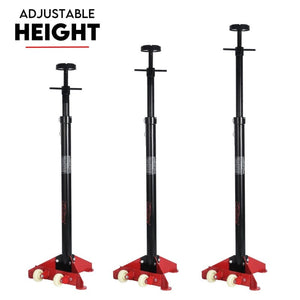 High Under Car Support Stand Tall Axle Jack Hoist Lifter Ram