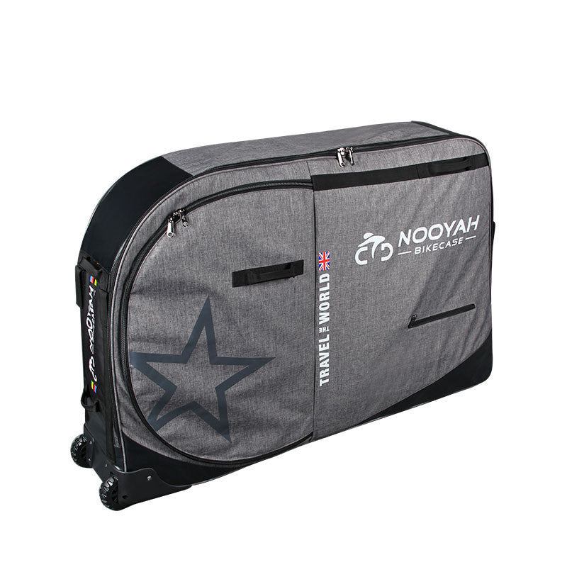 Nooyah Bike Travel Bag Case Plane Boat Shipping Transport Fits Cross Country All Mountain Mtb Tt Road Triathlon 29Er 700