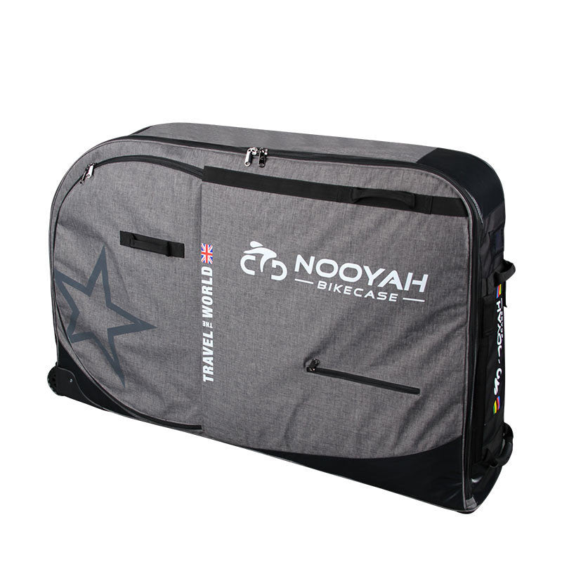 Nooyah Bike Travel Bag Case Plane Boat Shipping Transport Fits Cross Country All Mountain Mtb Tt Road Triathlon 29Er 700