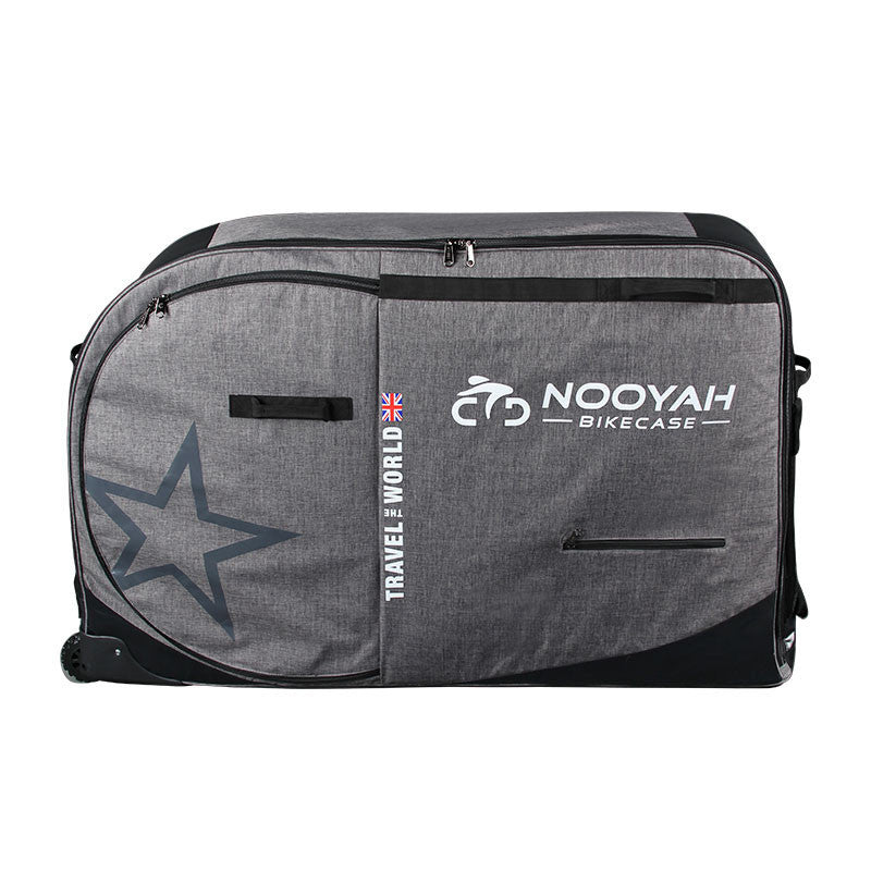 Nooyah Bike Travel Bag Case Plane Boat Shipping Transport Fits Cross Country All Mountain Mtb Tt Road Triathlon 29Er 700