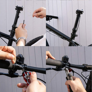 Zoom Spd-801 Dropper Seatpost Adjustable Height Via Thumb Remote Lever External Cable 31.6 Diameter 100Mm Travel