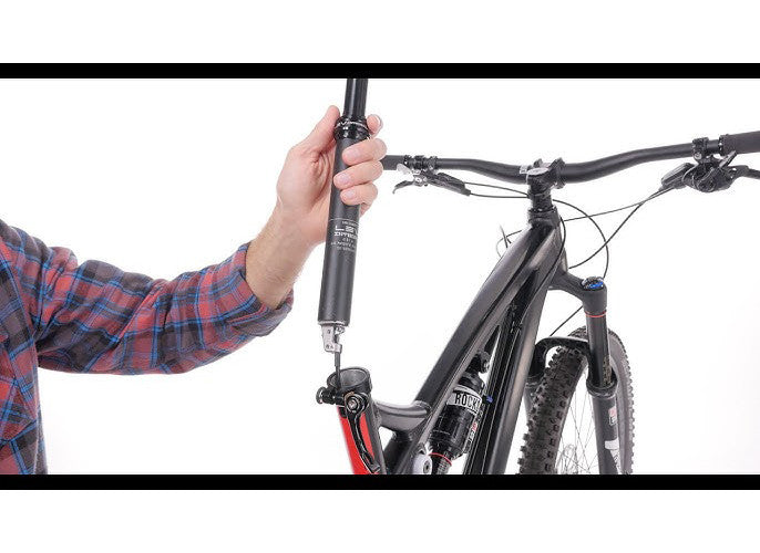 Zoom Spd-801N Adjustable Height Via Thumb Remote Lever Internal Cable 30.9 Diameter 100Mm Travel Mountain Bike Dropper