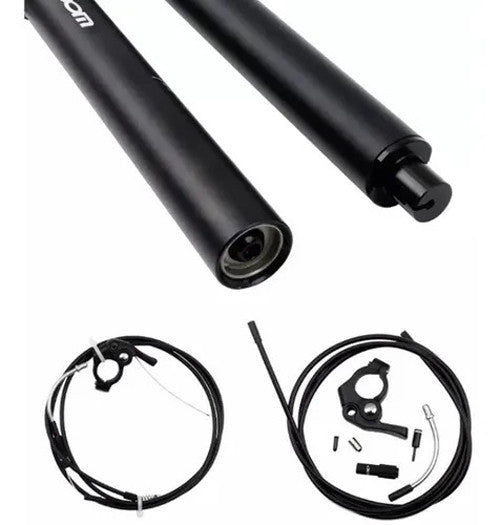 Zoom Spd-803 Dropper Seat Post Internal Cable 31.6 Diameter 125Mm Travel Adjustable Height Via Thumb Remote Lever