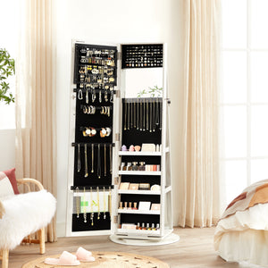 Songmics Freestanding Jewellery Cabinet