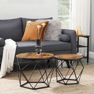 Vasagle Set Of 2 Coffee Tables