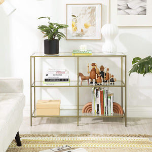 Vasagle Sofa Console Table With 3 Shelves