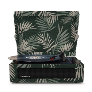 Crosley Voyager Bluetooth Portable Turntable - Botanical + Bundled Majority D40 Speakers Black