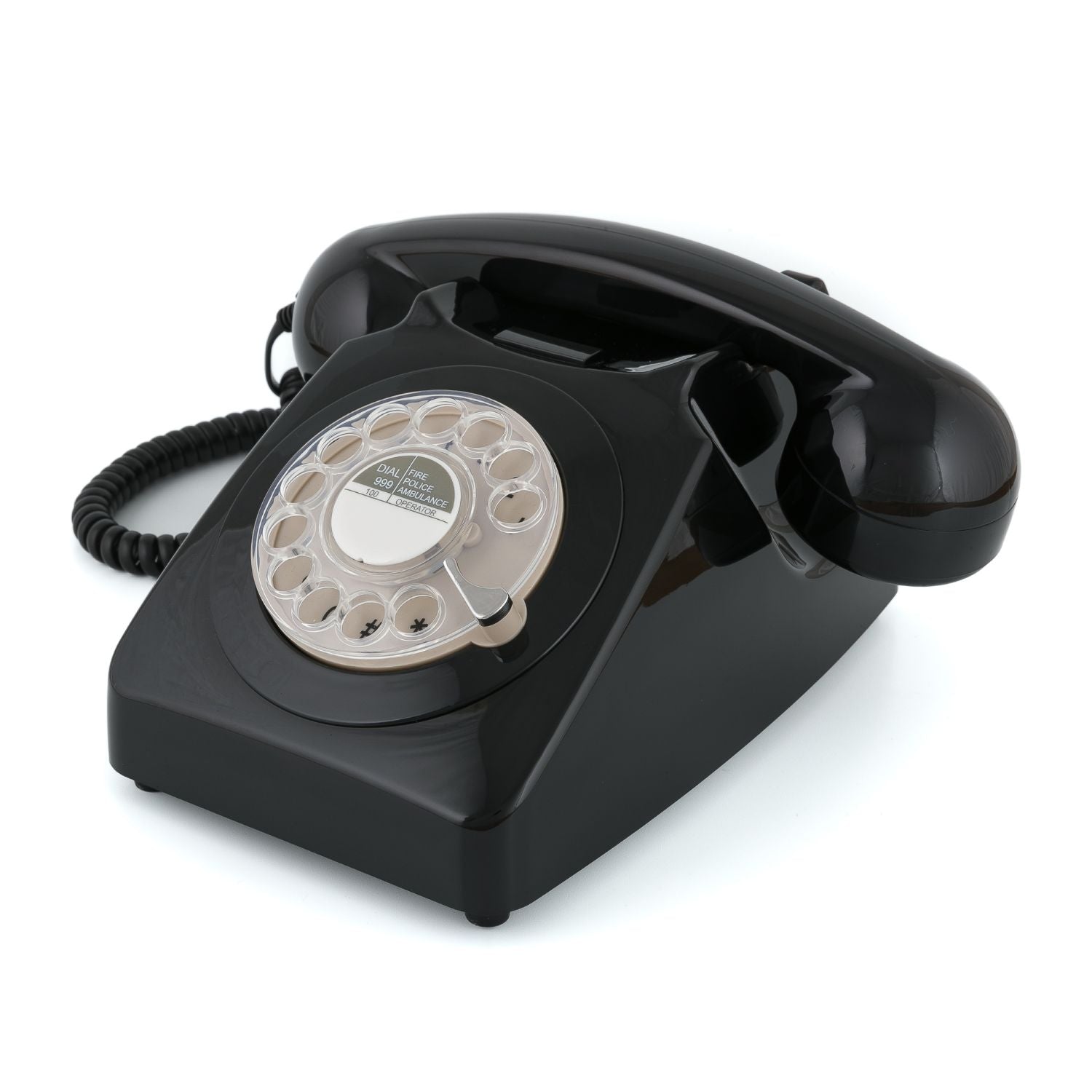 Gpo Retro 746 Rotary Telephone - Black