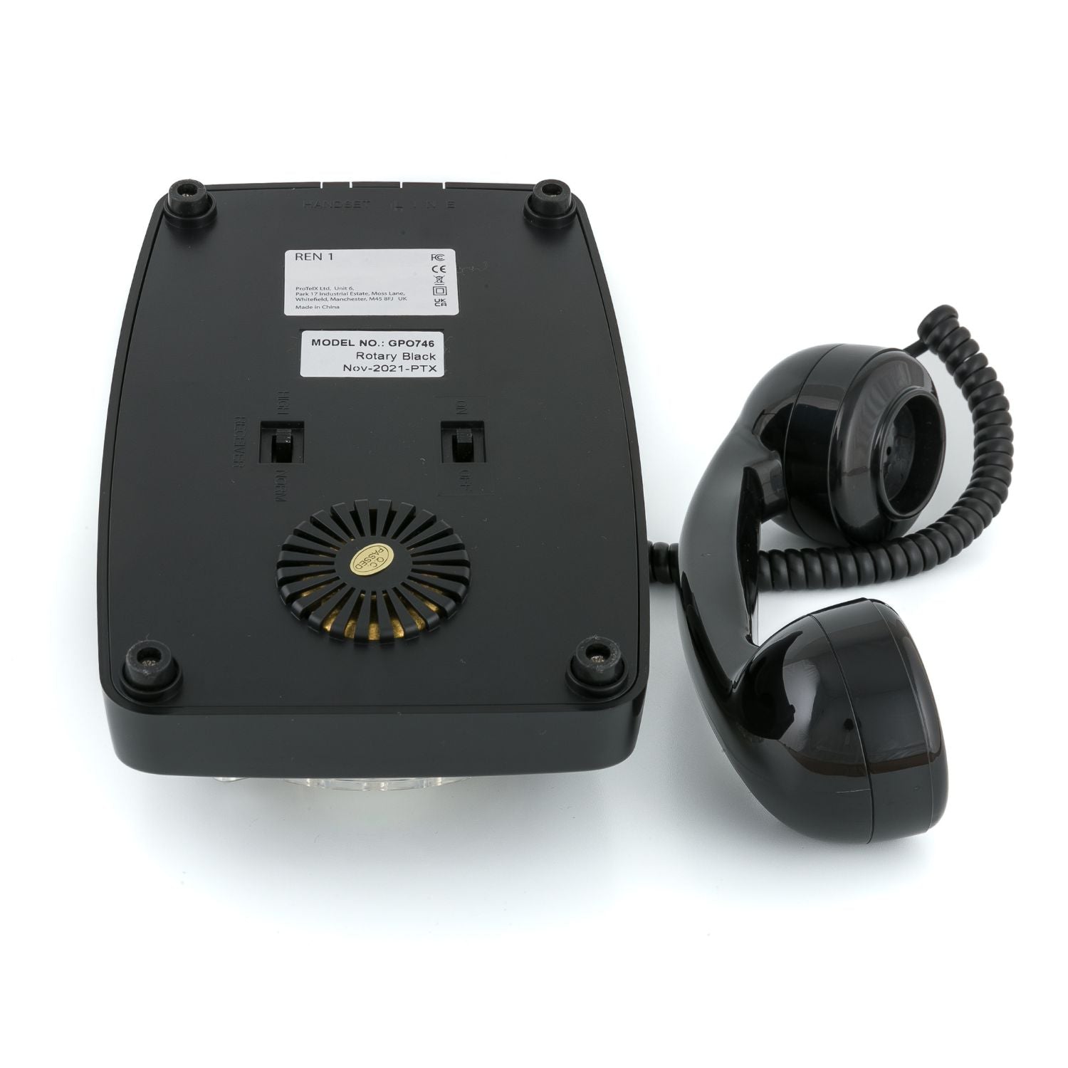 Gpo Retro 746 Rotary Telephone - Black