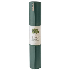 Jade Yoga Harmony Mat - Green & Iron Flask Wide Mouth Bottle With Spout Lid Fire 32Oz/950Ml Bundle