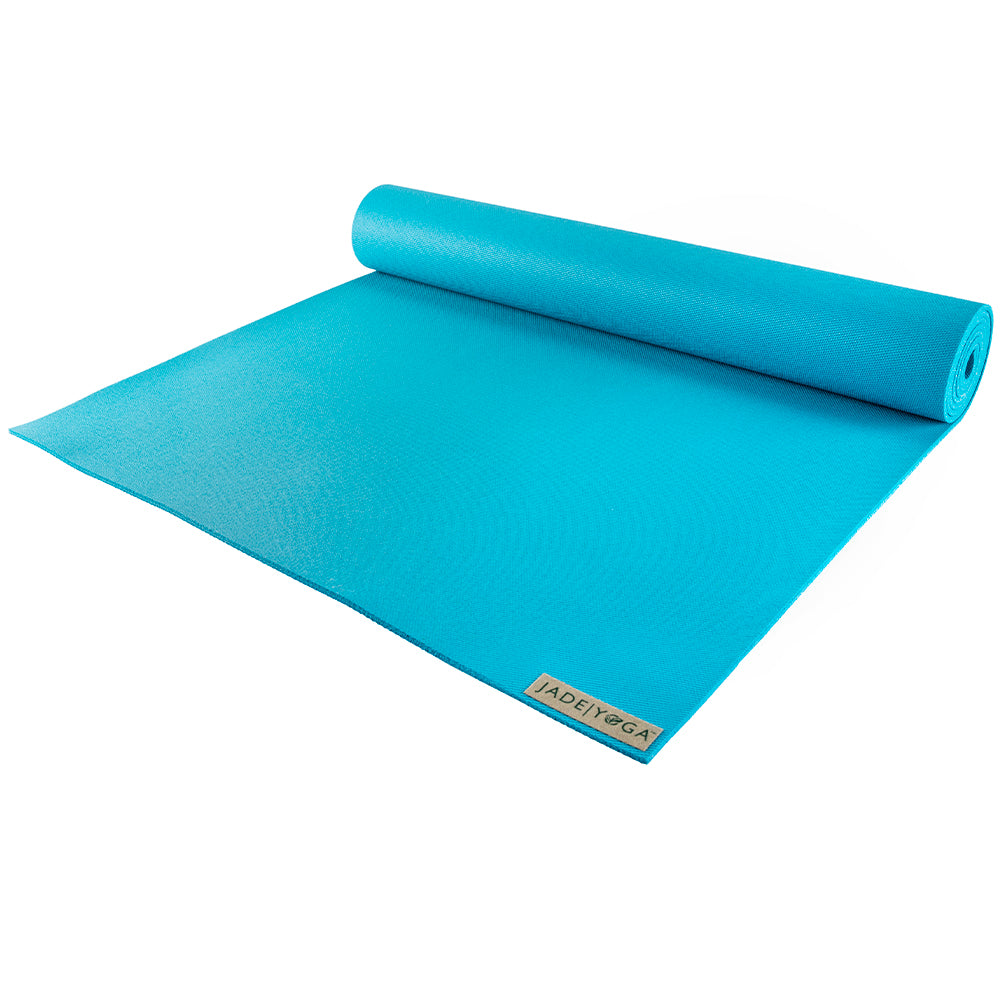 Jade Yoga Harmony Mat - Sky Blue & Etekcity Scale For Body Weight And Fat Percentage Black Bundle