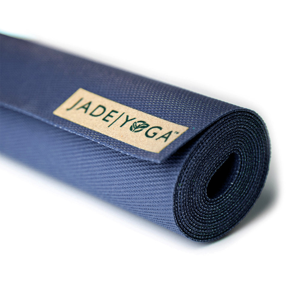 Jade Yoga Voyager Mat - Midnight & Etekcity Scale For Body Weight And Fat Percentage Black Bundle