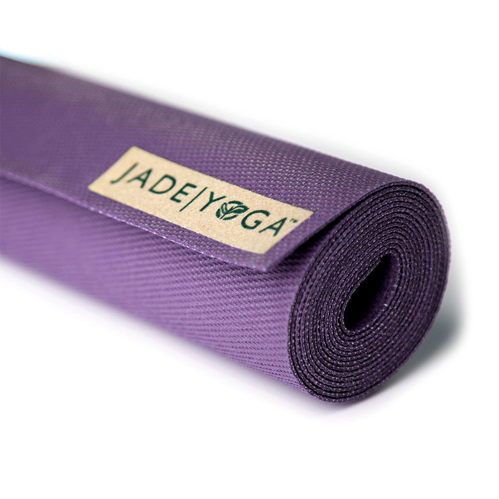 Jade Yoga Voyager Mat - Purple & Etekcity Scale For Body Weight And Fat Percentage Black Bundle