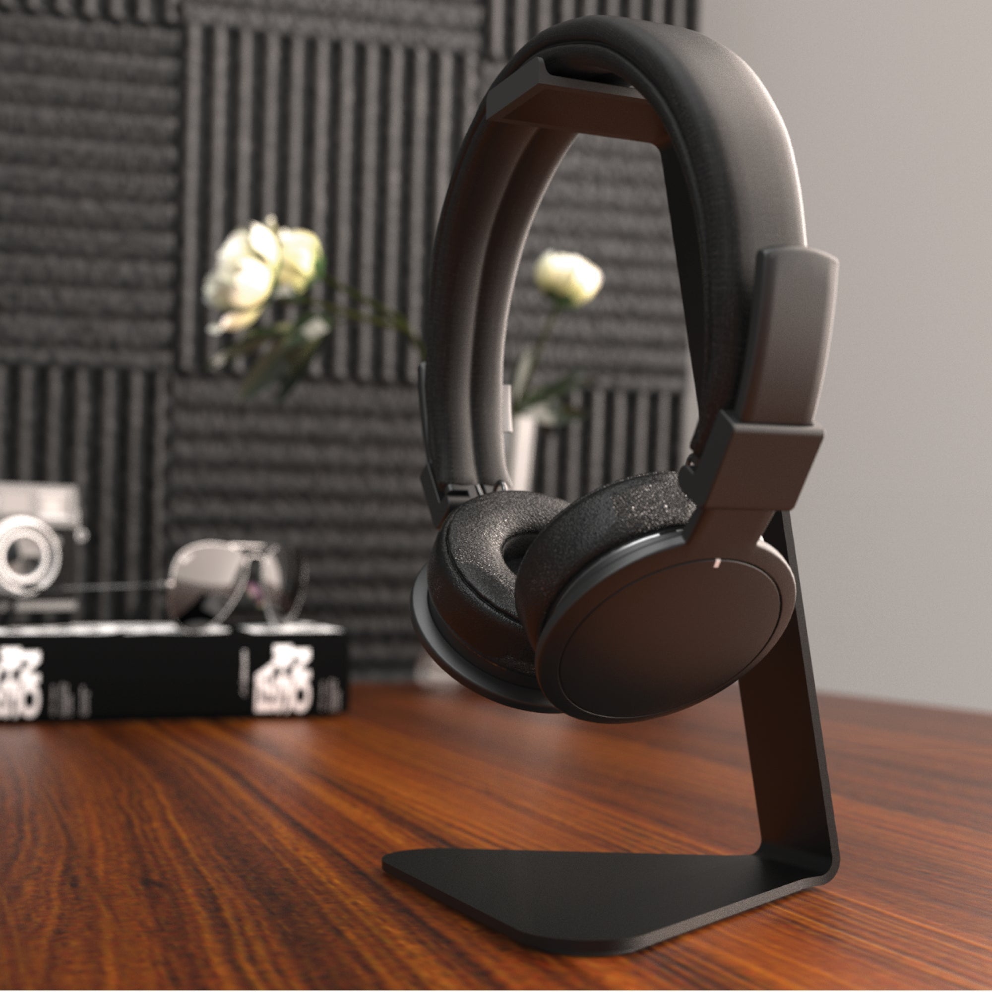 Kanto H1 Universal Desktop Headphone Stand Black