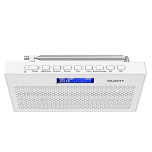 Majority Histon Compact Dab & Fm Radio-White