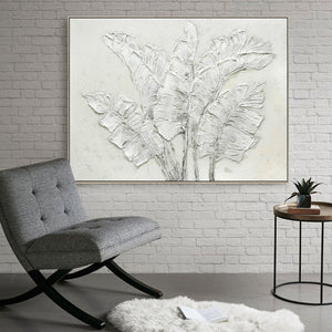 90X120cm Ethereal Paradise Light Wood Framed Hand Painted Canvas Wall Art