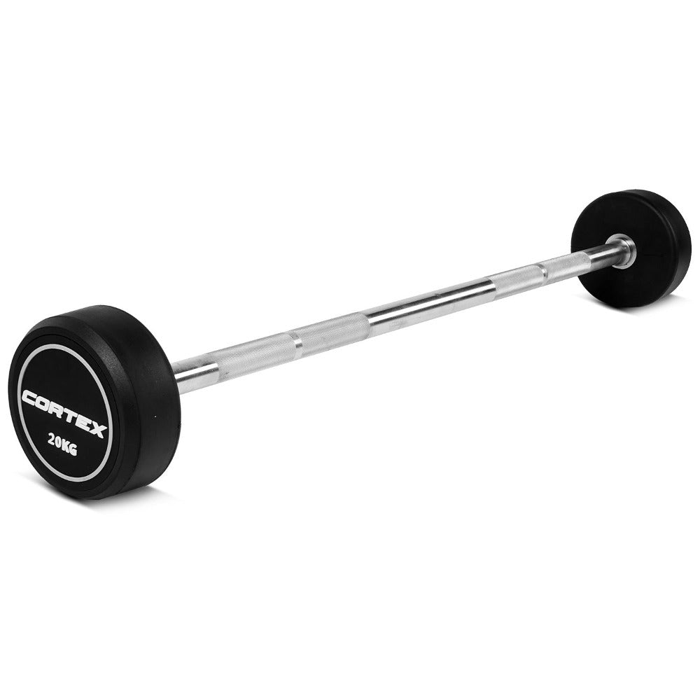 Cortex 100Kg Alpha Series Fixed Barbell Set With Stand